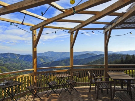 Le relais de l'Espinas et sa vue panoramique