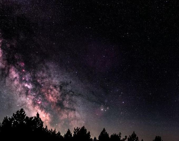 photo de nuit étoilée en Cévennes